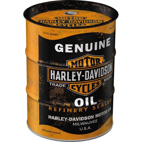 Säästölipas (tynnyri) Harley-Davidson - Genuine Oil - Image 3