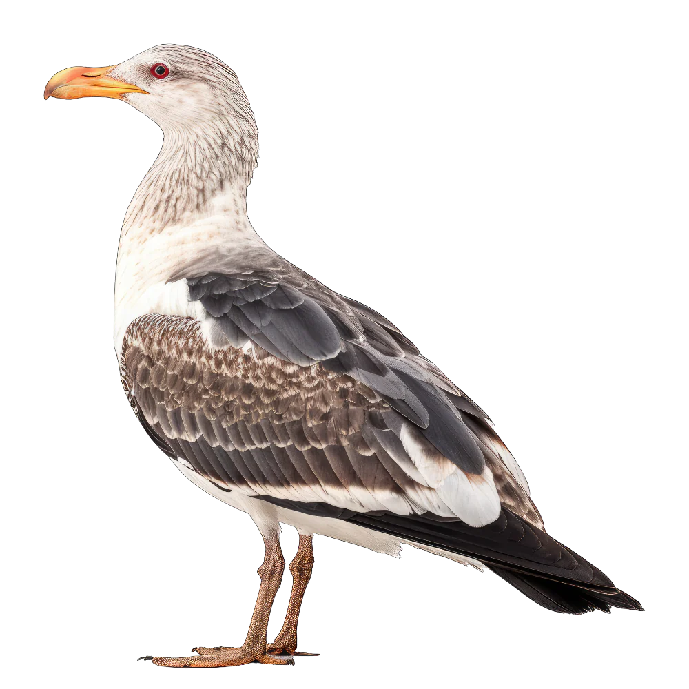 Slaty-backed gull bird 1- paitakuva
