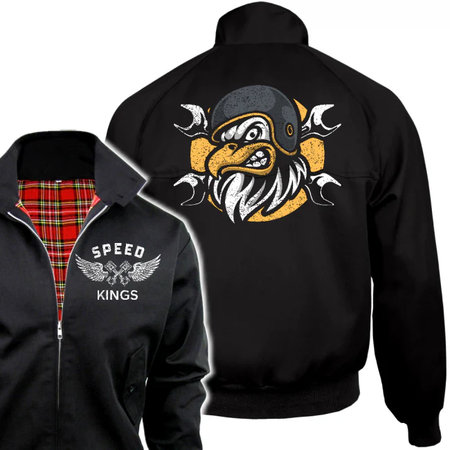 SPEED KINGS Harrington takki - MECHANIC EAGLE (00 432)