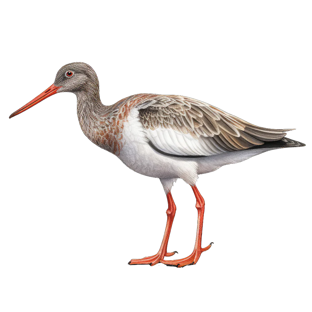 Spotted redshank bird 1- paitakuva
