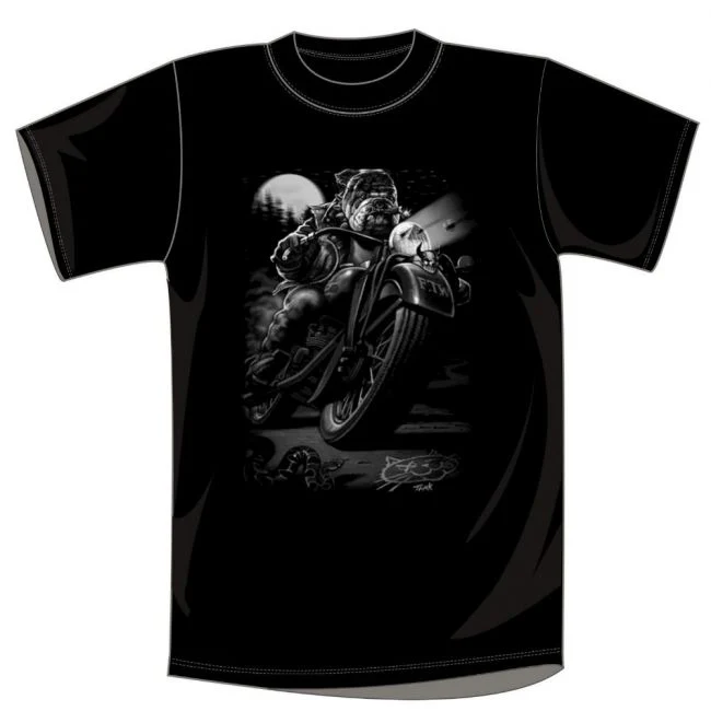 T-PAITA - CATS SUCK BIKER (544A)