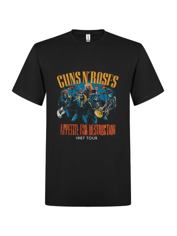 T-PAITA - Guns 'n' Roses - Appetite for destruction live skulls 1987 (LF8672)