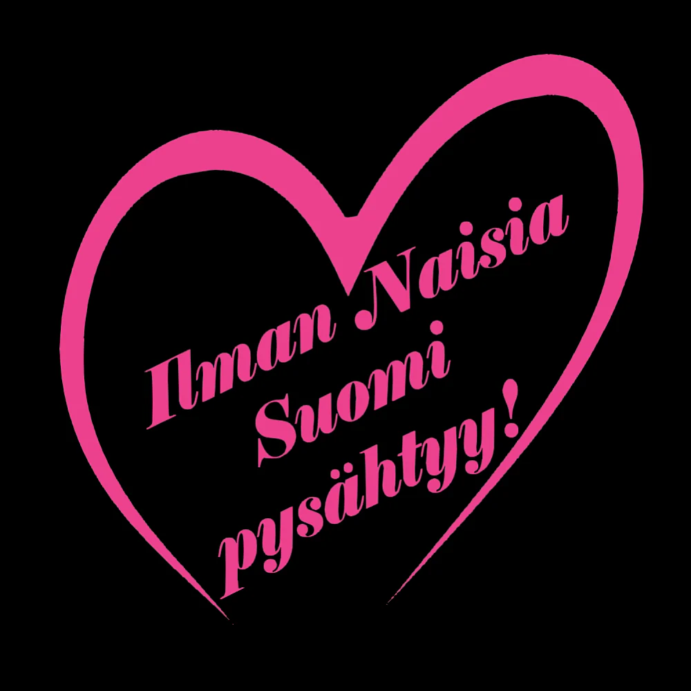 T-PAITA "ILMAN NAISIA SUOMI PYSÄHTYY!" (00 459) - Image 4
