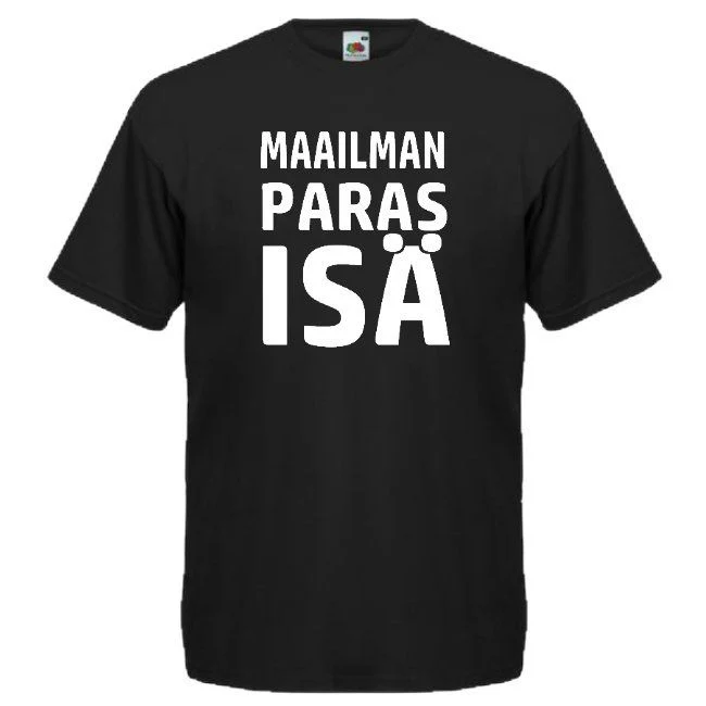 T - PAITA Maailman paras Isä musta (00 447)
