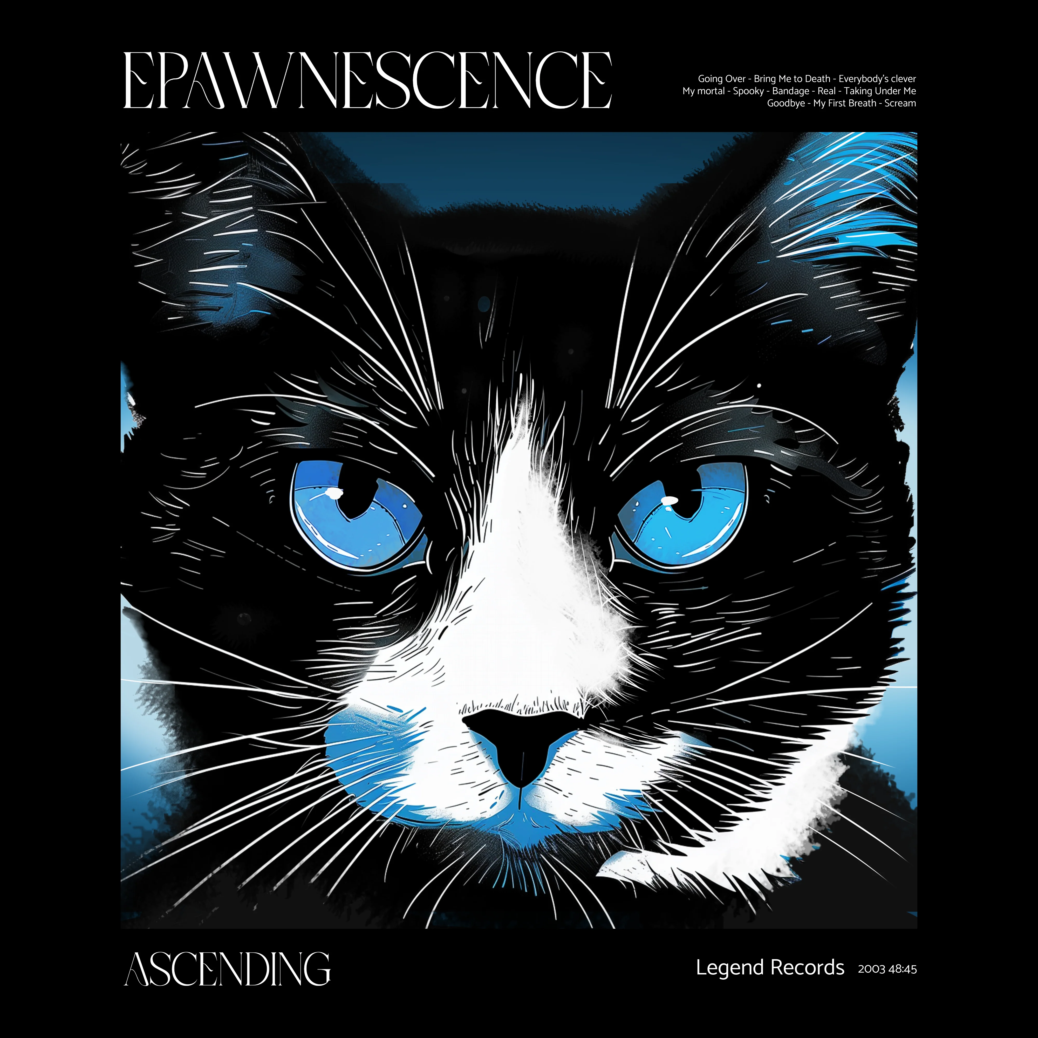 KISSABÄNDI T-PAITA MUSTA - EPAWNESCENCE (2945) - Image 2