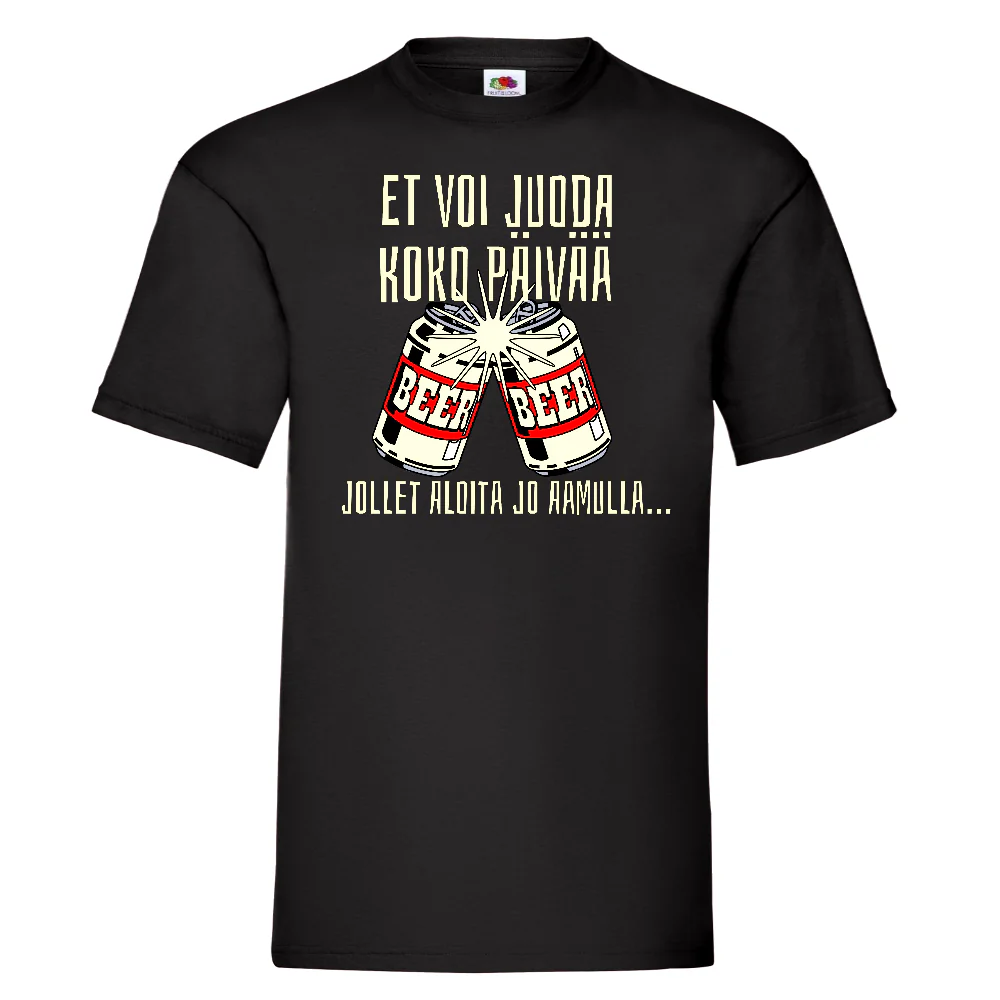 T-PAITA MUSTA - ET VOI JUODA - KAMALA LUONNE (2880)