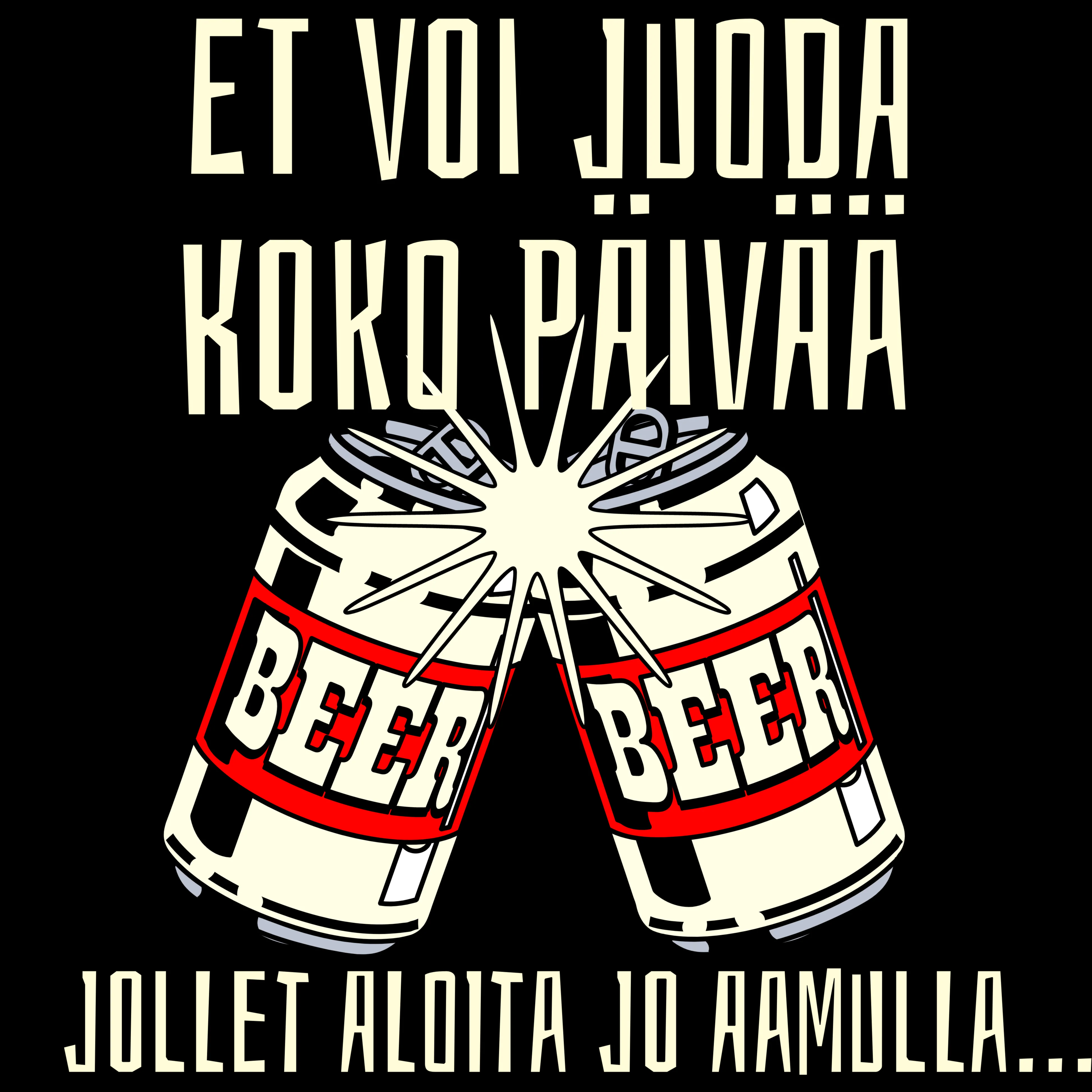 T-PAITA MUSTA - ET VOI JUODA - KAMALA LUONNE (2880) - Image 2