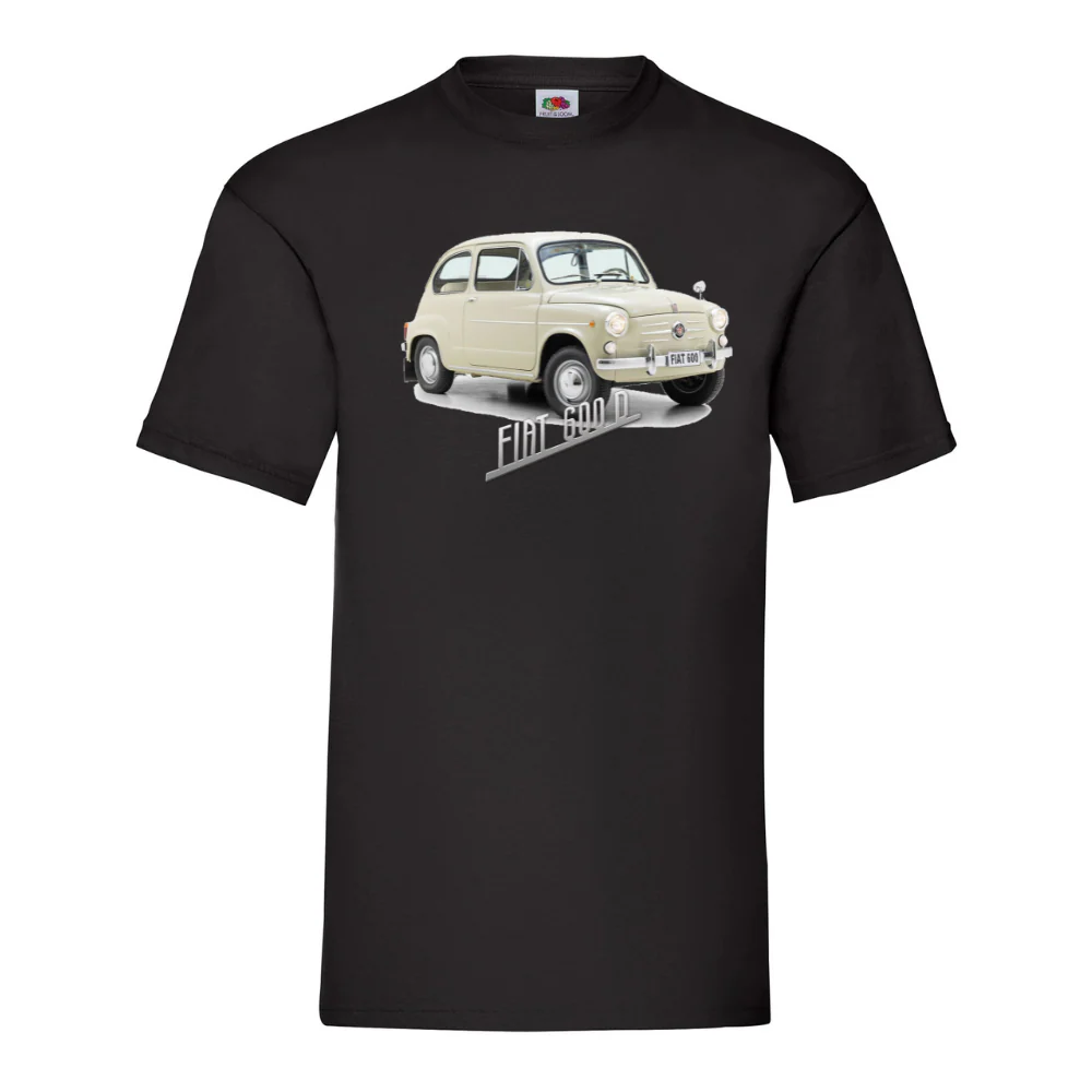 T-PAITA musta - Fiat 600D (3001)