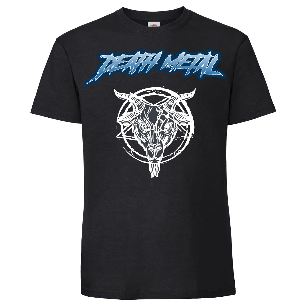 T-PAITA MUSTA - DEATH METAL (2906)