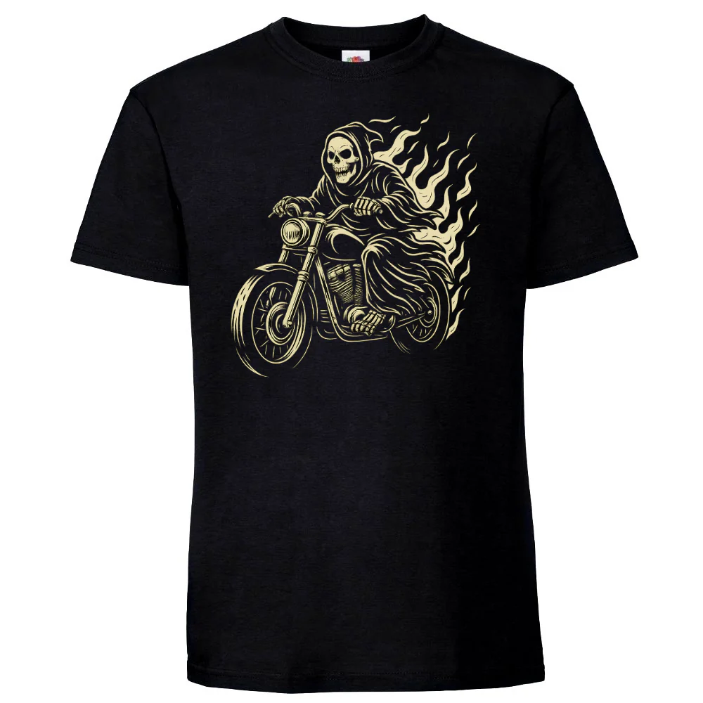T-PAITA MUSTA - Hell Ride – The Reaper’s Highway (3164)