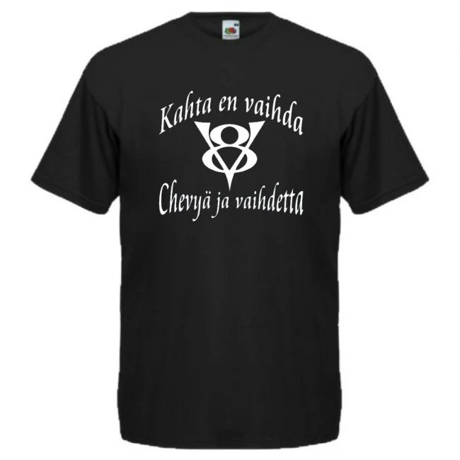 T-PAITA MUSTA - KAHTA EN VAIHDA (602)