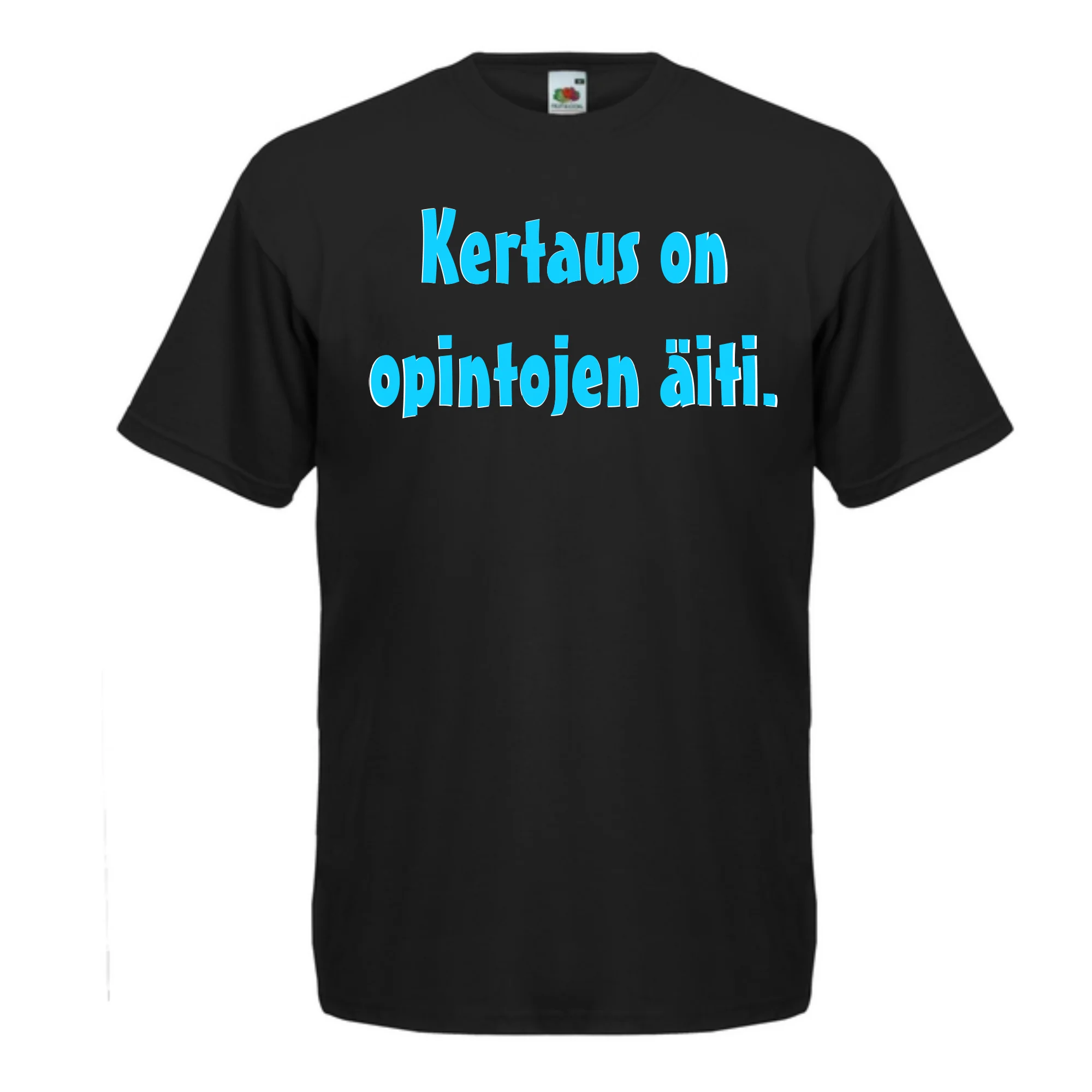 T-PAITA musta - Kertaus on opintojen äiti. (5040)