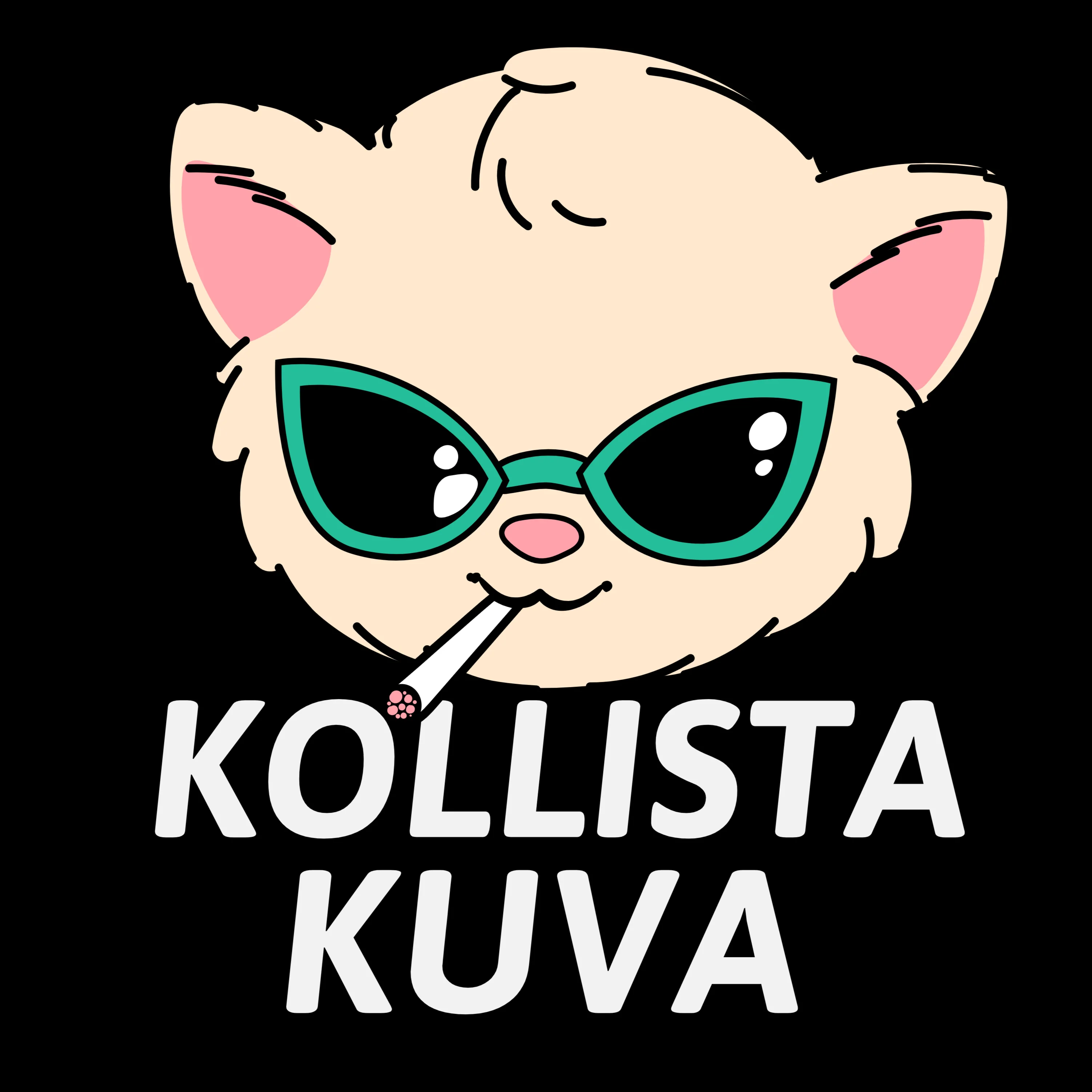T-PAITA MUSTA - KOLLISTA KUVA - KAMALA LUONNE (2856) - Image 2