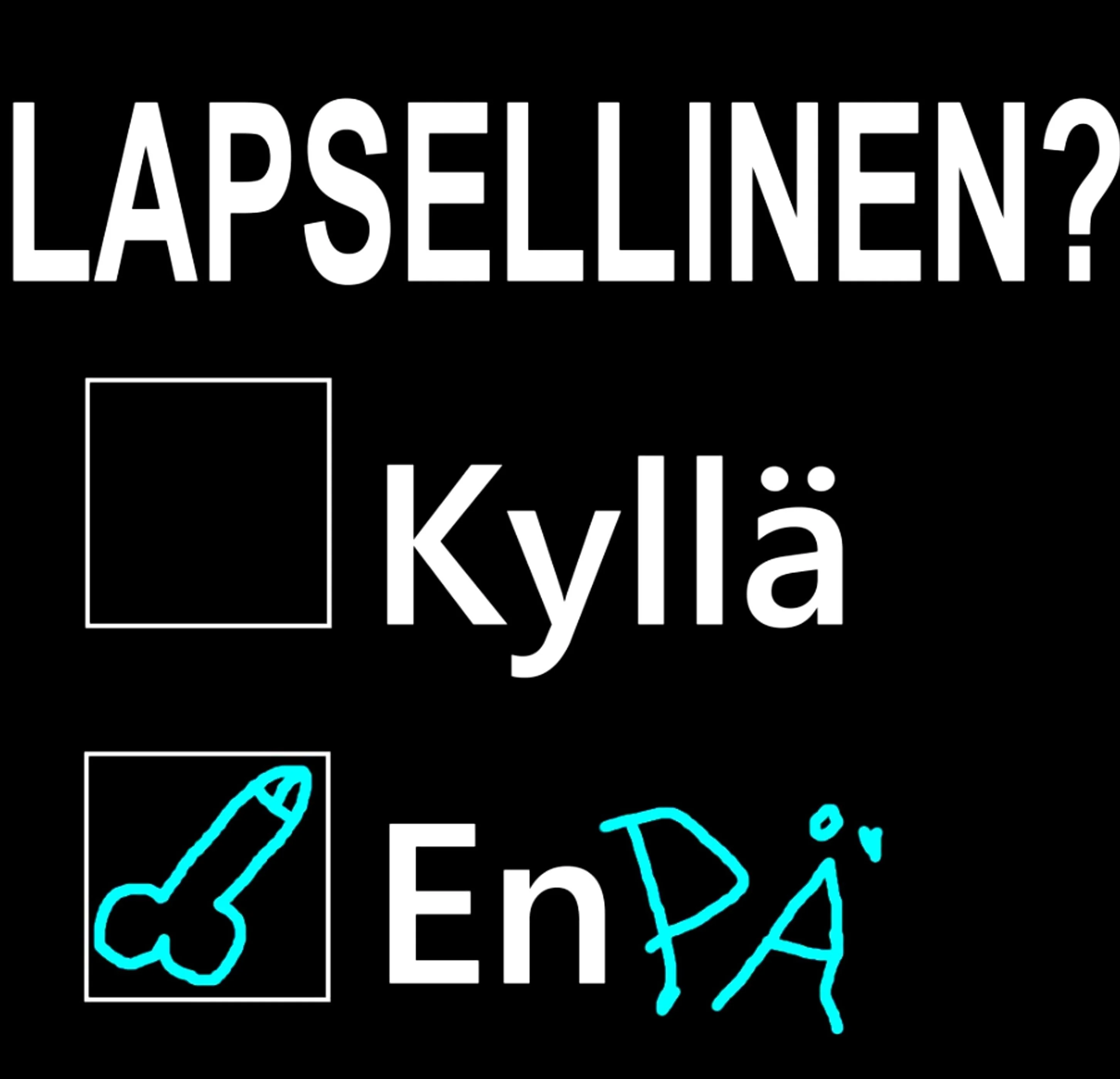 T-PAITA MUSTA - LAPSELLINEN (00 107) - Image 2