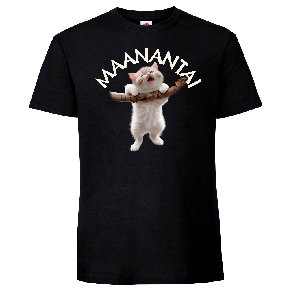 T-PAITA MUSTA - MAANANTAI (3243)