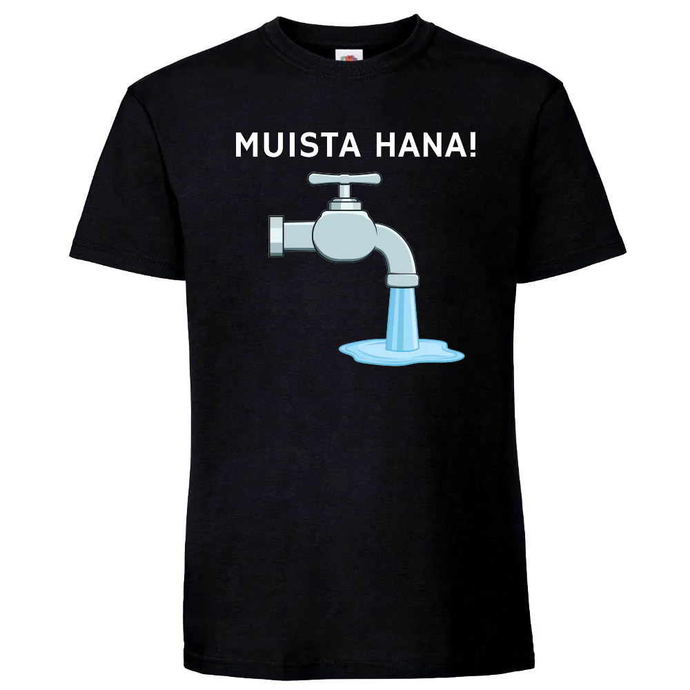 T-PAITA MUSTA - MUISTA HANA - KAMALA LUONNE (2962) - Image 2