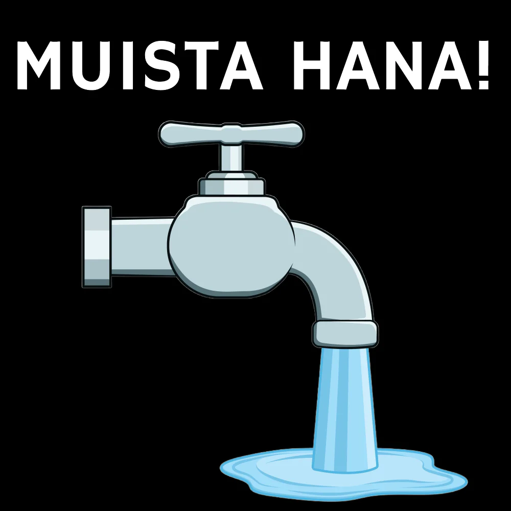 T-PAITA MUSTA - MUISTA HANA - KAMALA LUONNE (2962) - Image 3
