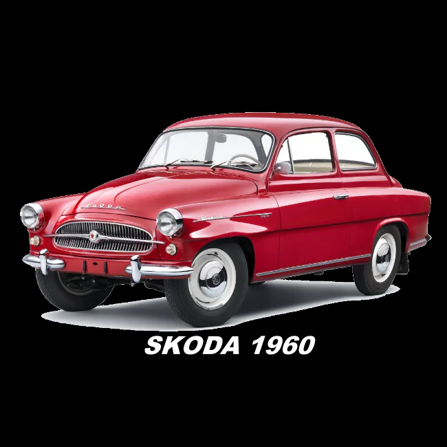 T-PAITA MUSTA - SKODA 1960 (00 3014) - Image 2