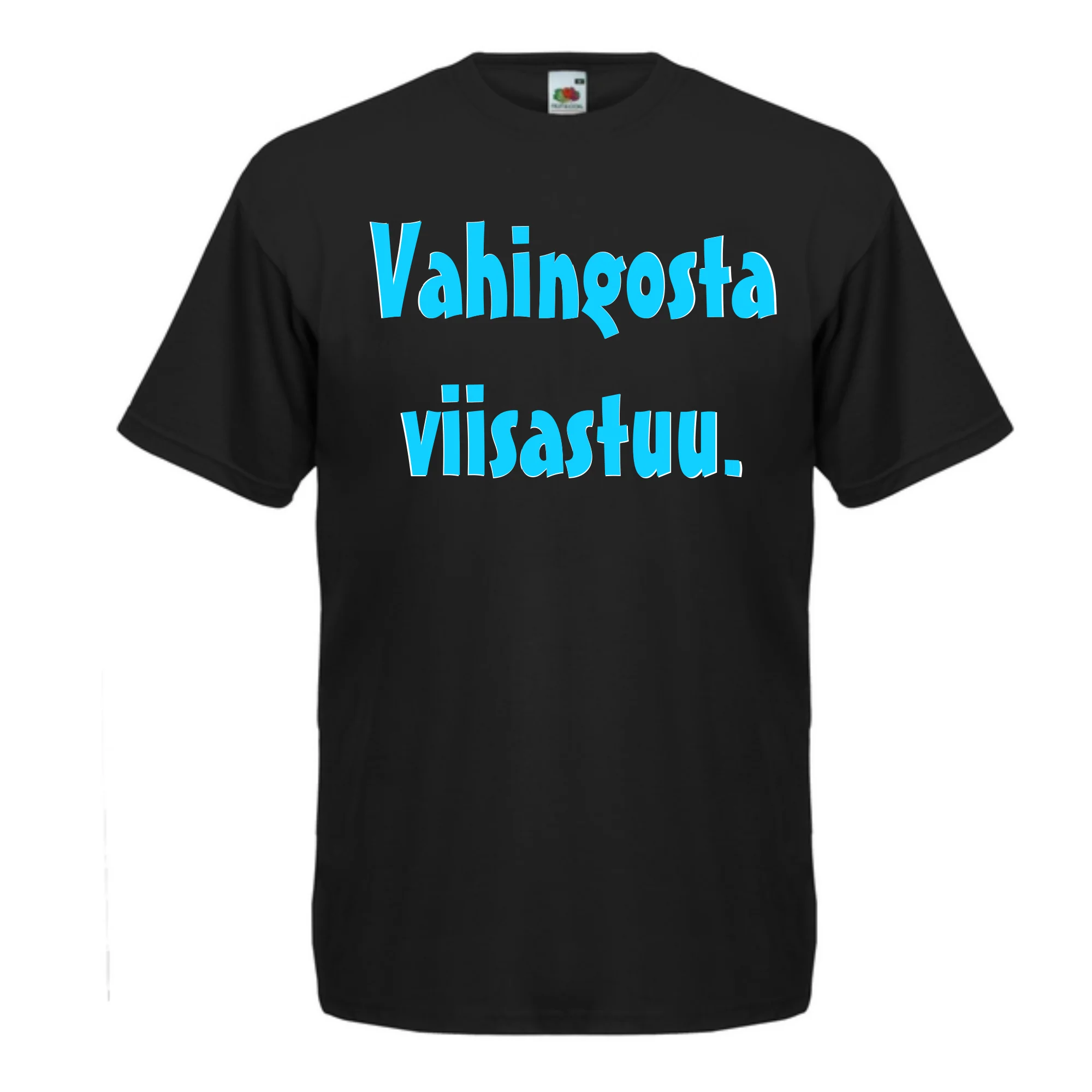 T-PAITA musta - Vahingosta viisastuu. (5005)