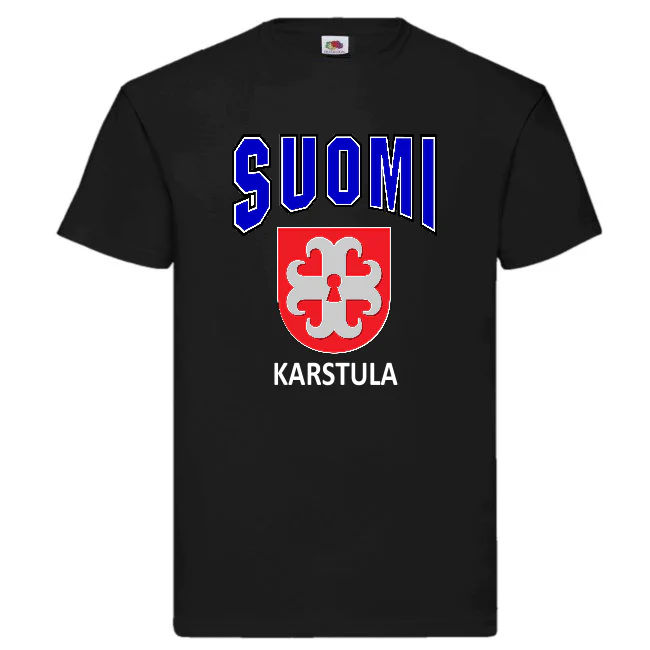 T-PAITA - SUOMI VAAKUNA - KARSTULA