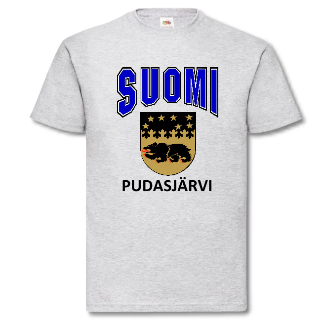 T-PAITA - SUOMI VAAKUNA - PUDASJÄRVI - Image 2