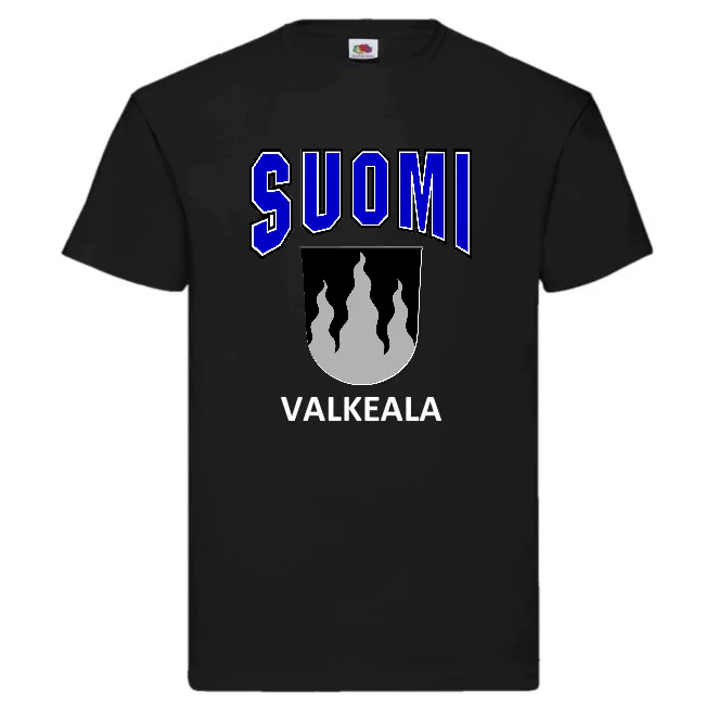 T-PAITA - SUOMI VAAKUNA - VALKEALA