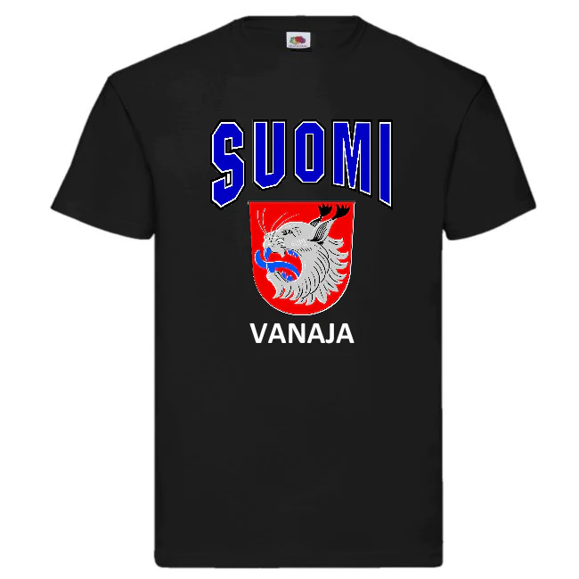 T-PAITA - SUOMI VAAKUNA - VANAJA