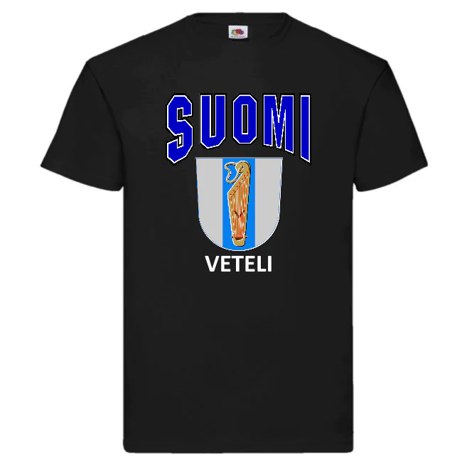 T-PAITA - SUOMI VAAKUNA - VETELI