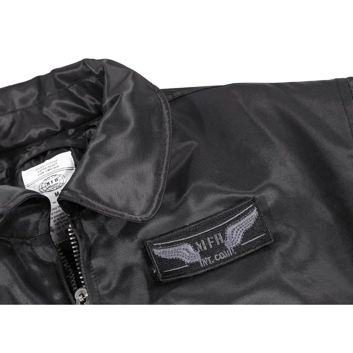MFH TAKKI - US CWU Flight Jacket Heavy - musta - Image 4