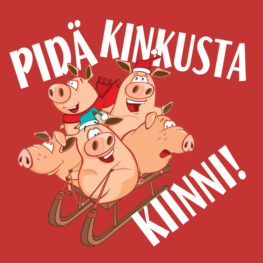 Taskullinen ESSU punainen - PIDÄ KINKUSTA KIINNI (3177) - Image 2
