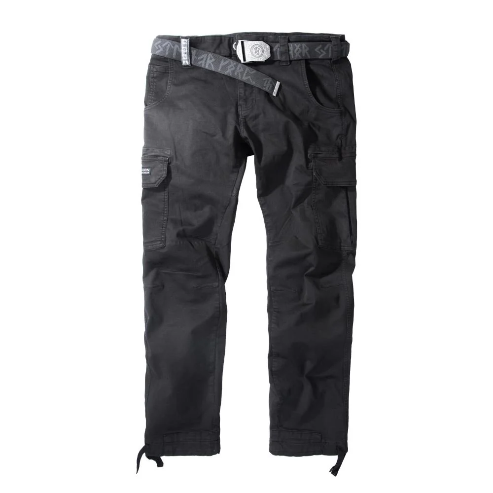 THOR STEINAR - Cargopants Forsund - musta - pituus 32" - Image 5