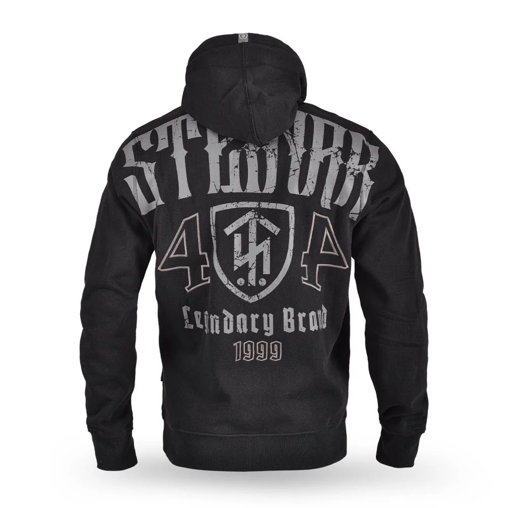 THOR STEINAR - vetoketjuhuppari musta - Legendary hooded jacket - Image 2