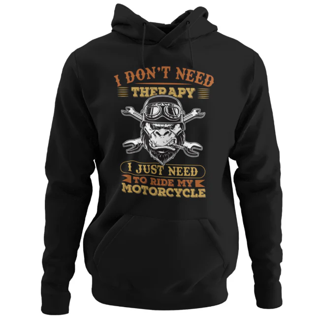 VAUHTI HUPPARI MUSTA - I DON'T NEED THERAPY - Image 2