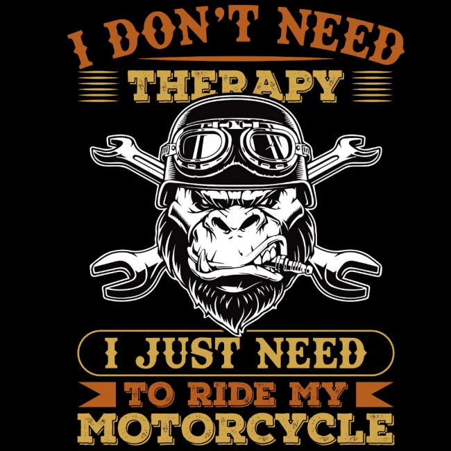 VAUHTI HUPPARI MUSTA - I DON'T NEED THERAPY - Image 3