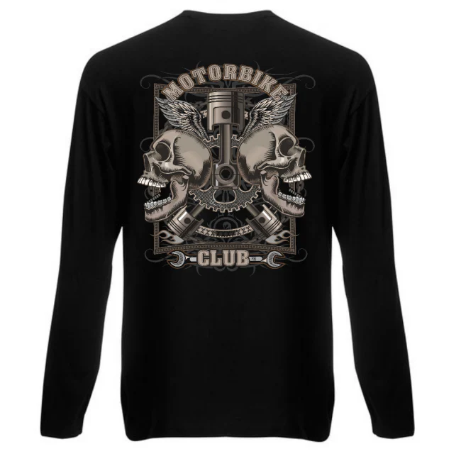 VAUHTI Pitkähihainen Paita - MOTORBIKE CLUB (00 2172) - Image 2