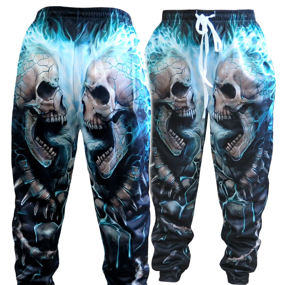 VERKKAHOUSUT - WATER SKULL