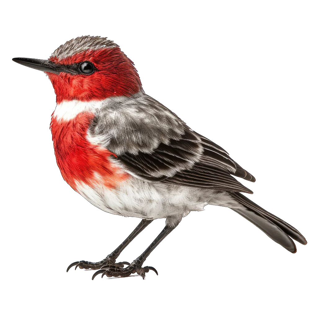 Vermilion flycatcher bird 2- paitakuva