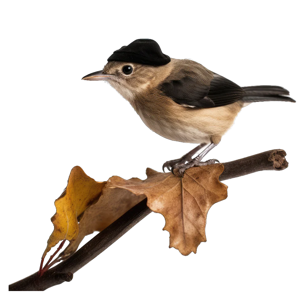 Vireo gorra negra bird 3- paitakuva