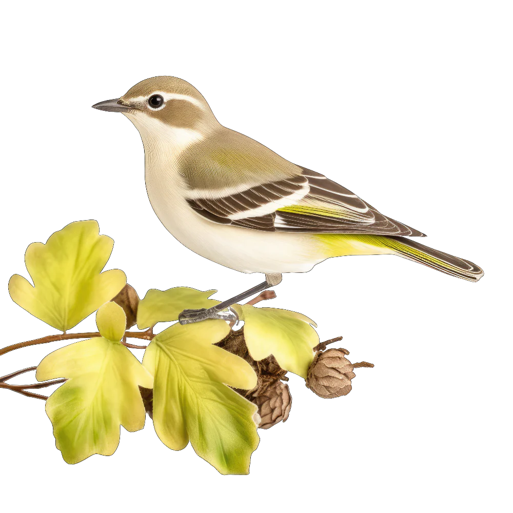 Warbling vireo bird 1- paitakuva