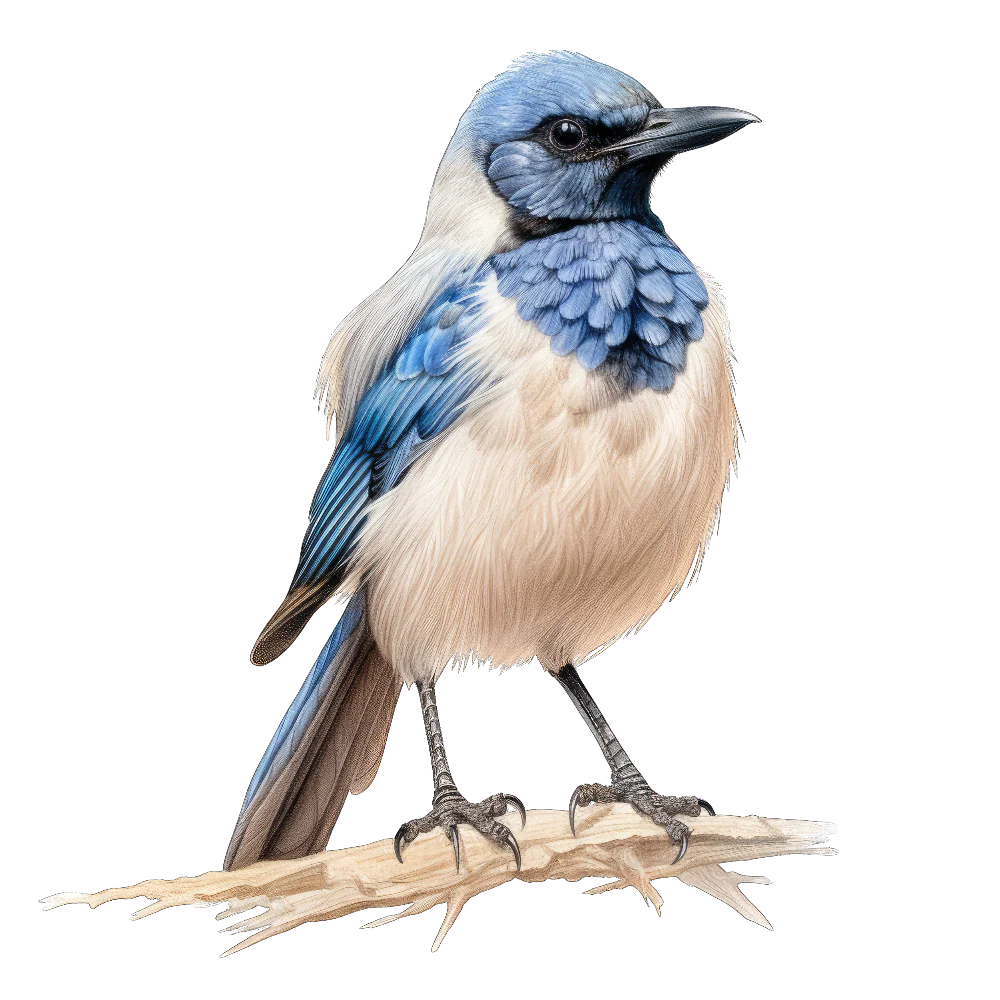 Western scrub-jay bird 1- paitakuva