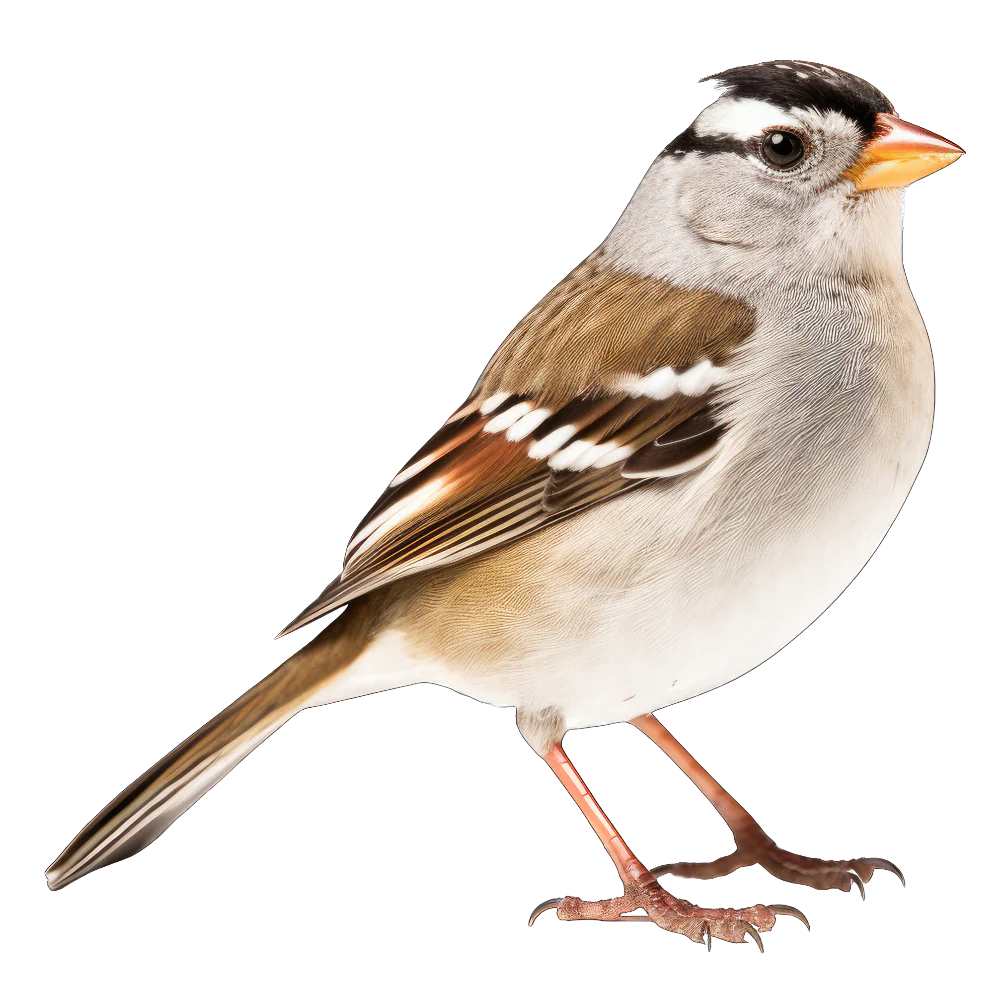 White-crowned sparrow bird 1- paitakuva
