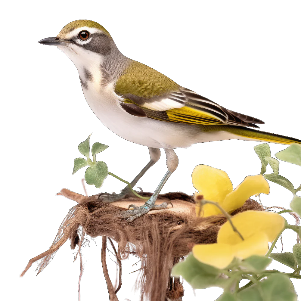 White-eyed vireo bird 1- paitakuva