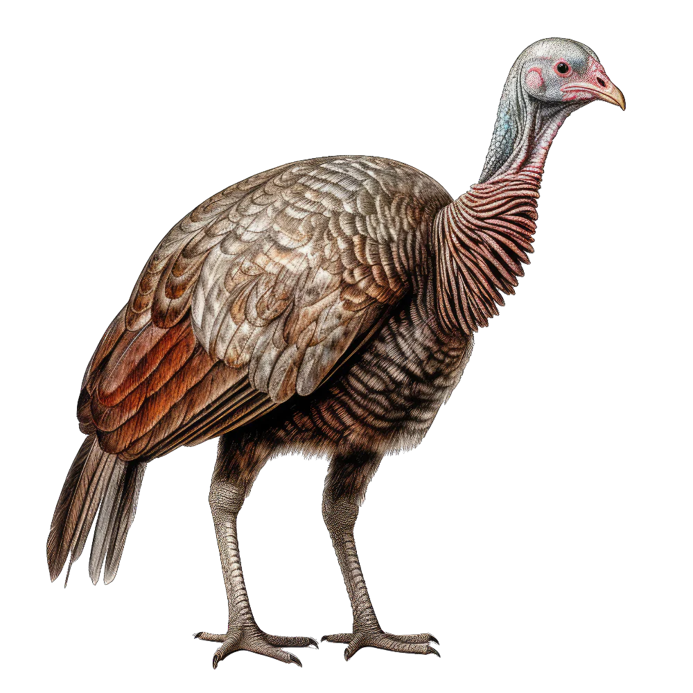 Wild turkey bird 1- paitakuva